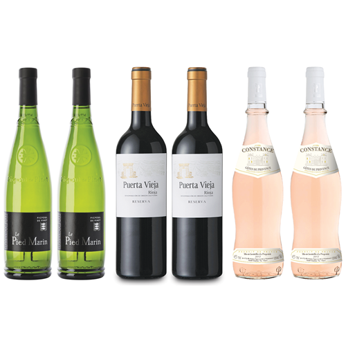 Weekend Ready Wine Case of 6 - Perfect Gift